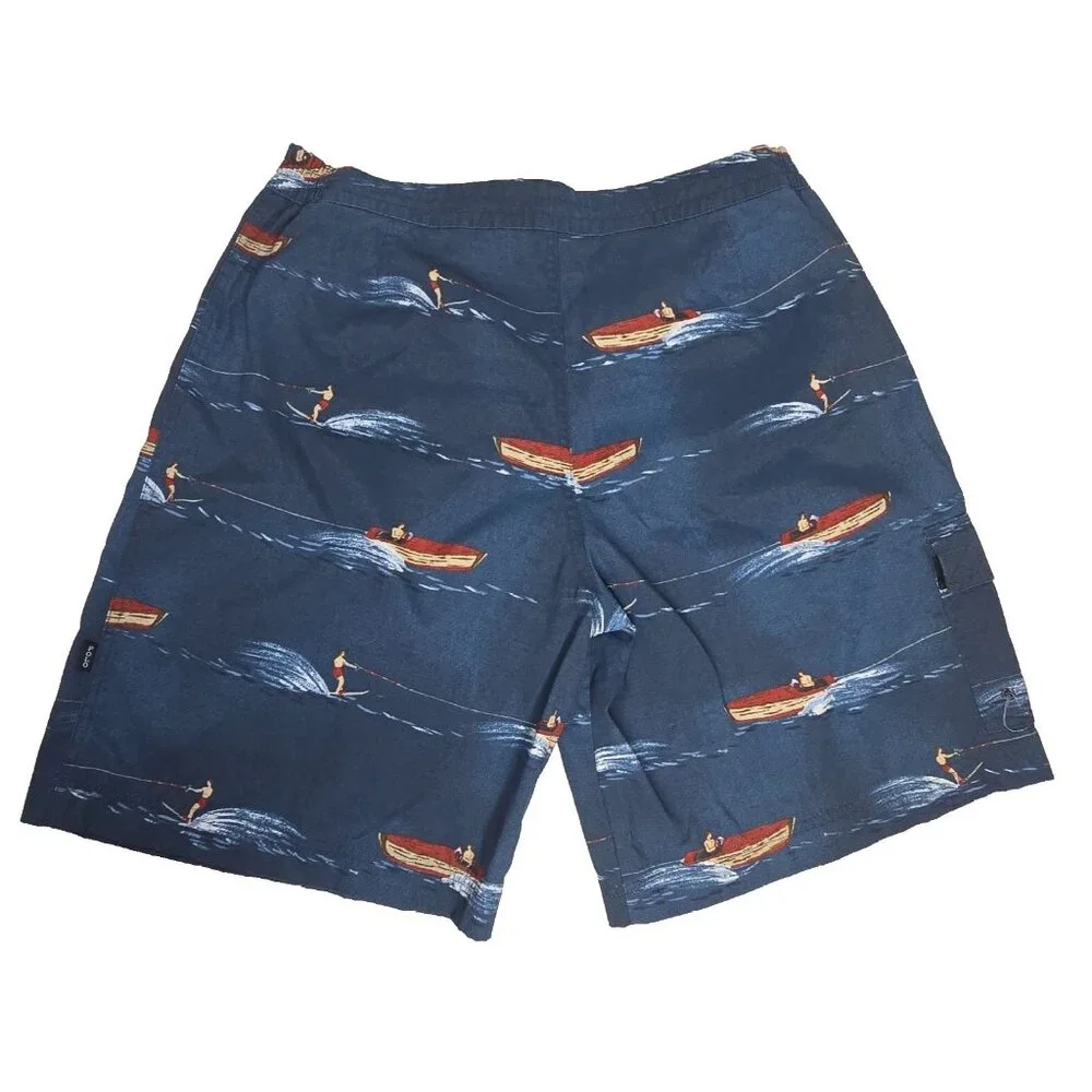 Ralph Lauren Mens Large Polo Sport Swim Trunks Board Shorts Boat Water Skiing